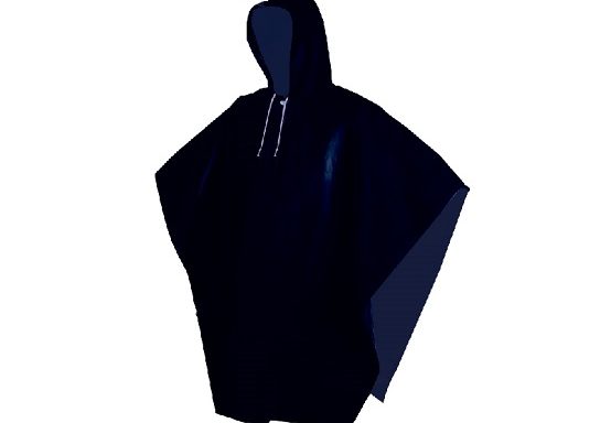 Capa Jyrsa Tipo Poncho – Azul