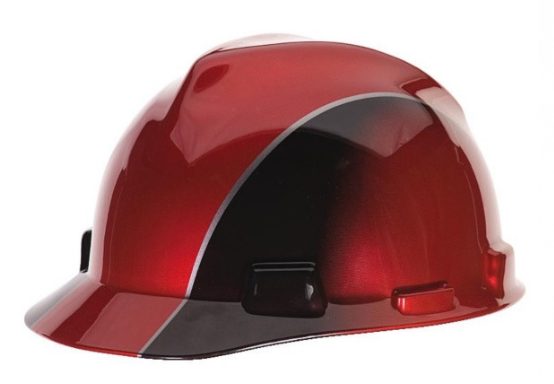 Casco V-Gard Tipo Gorra – Rojo / Negro