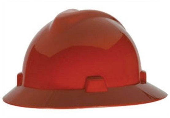 Casco V-Gard Tipo Sombrero – Rojo