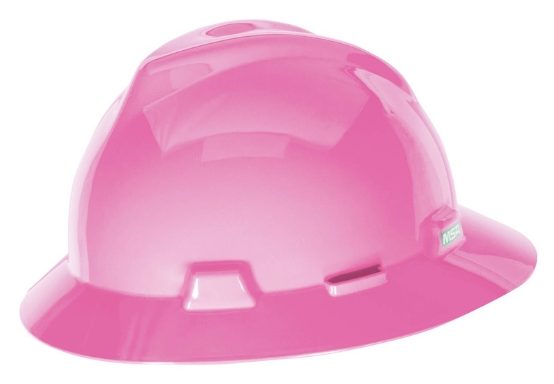 Casco V-Gard Tipo Sombrero – Rosado Fuerte