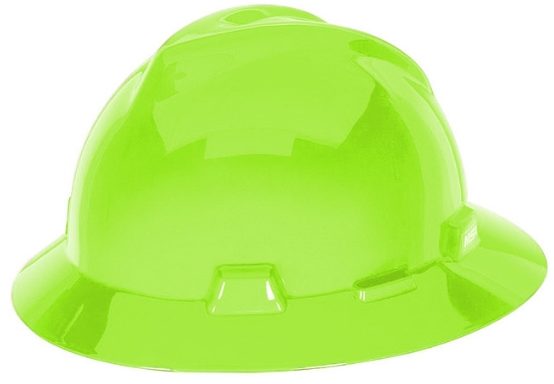 Casco V-Gard Tipo Sombrero – Verde Limon