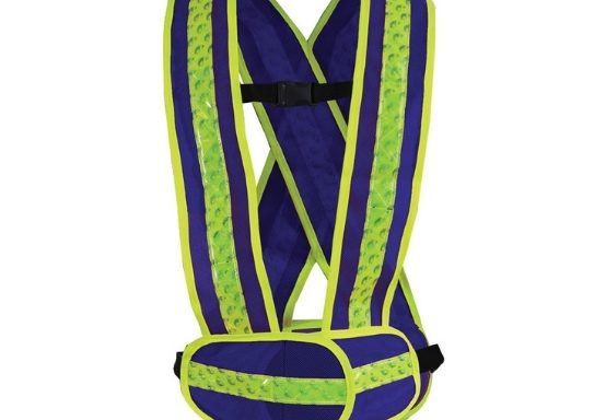 Chaleco Carrillero con Bies High Visibility – Azul