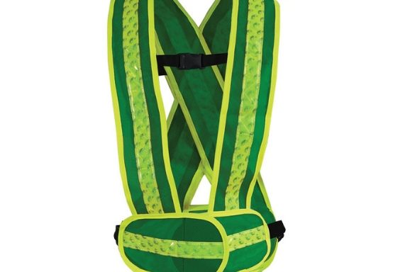 Chaleco Carrillero con Bies High Visibility – Verde