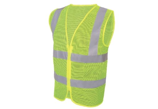 Chaleco Jersey De Alta Visibilidad – Amarillo