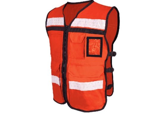 Chaleco Rescatista High Visibility Abierto – Anaranjado