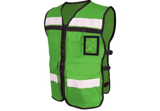 Chaleco Rescatista High Visibility Abierto – Verde