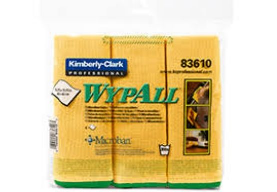 WYPALL* Microfibra Amarilla Uso General 4 x 6