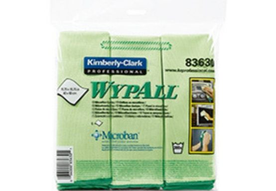 WYPALL* Microfibra Verde Vidrio y Cristal 4 x